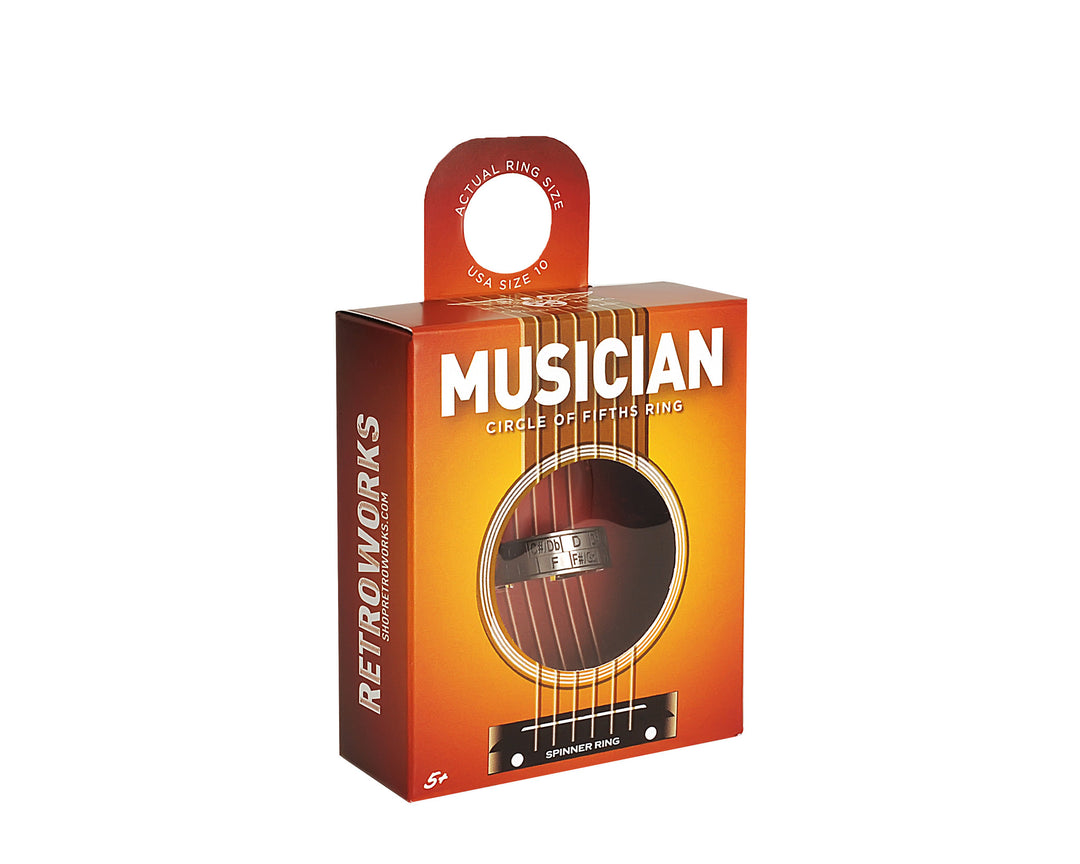 Musicians Ring - Musicians Transposition/Circle of Fifths Spinner Ring ...