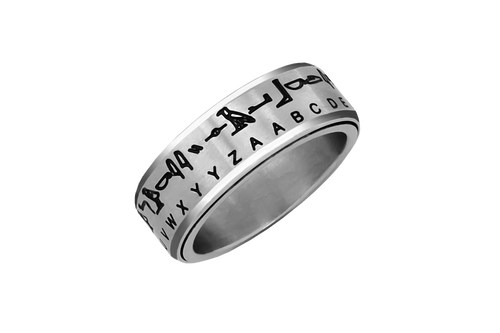 Hieroglyph Translator - Spinner Ring
